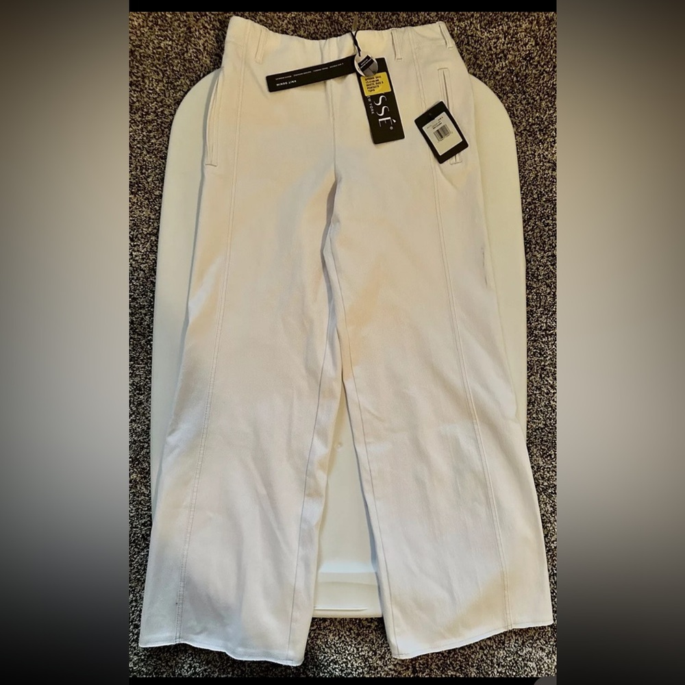 NWT Lysse White Payton Wide Leg Crop (26" Inseam) US (S)